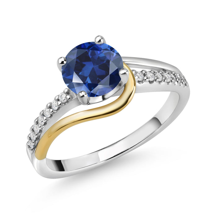 8_Ring in 925 Sterling Silver and 10K Yellow Gold