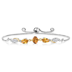 Bracelet in 925 Sterling Silver and 10K Yellow Gold