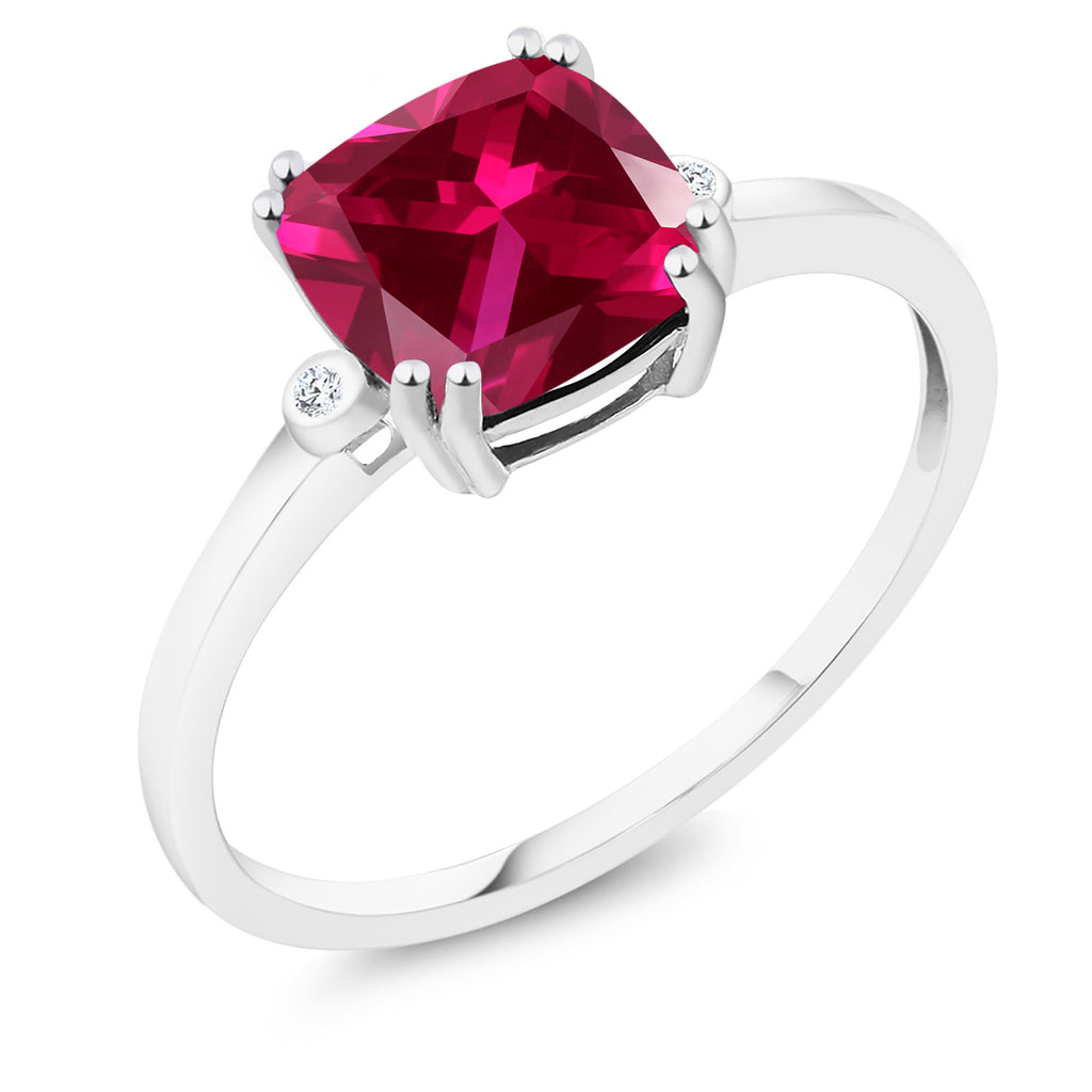 Created Ruby - July_8_Ring in 10K White Gold