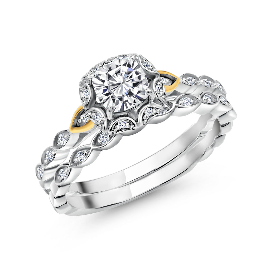 6_Ring in 925 Sterling Silver and 10K Yellow Gold