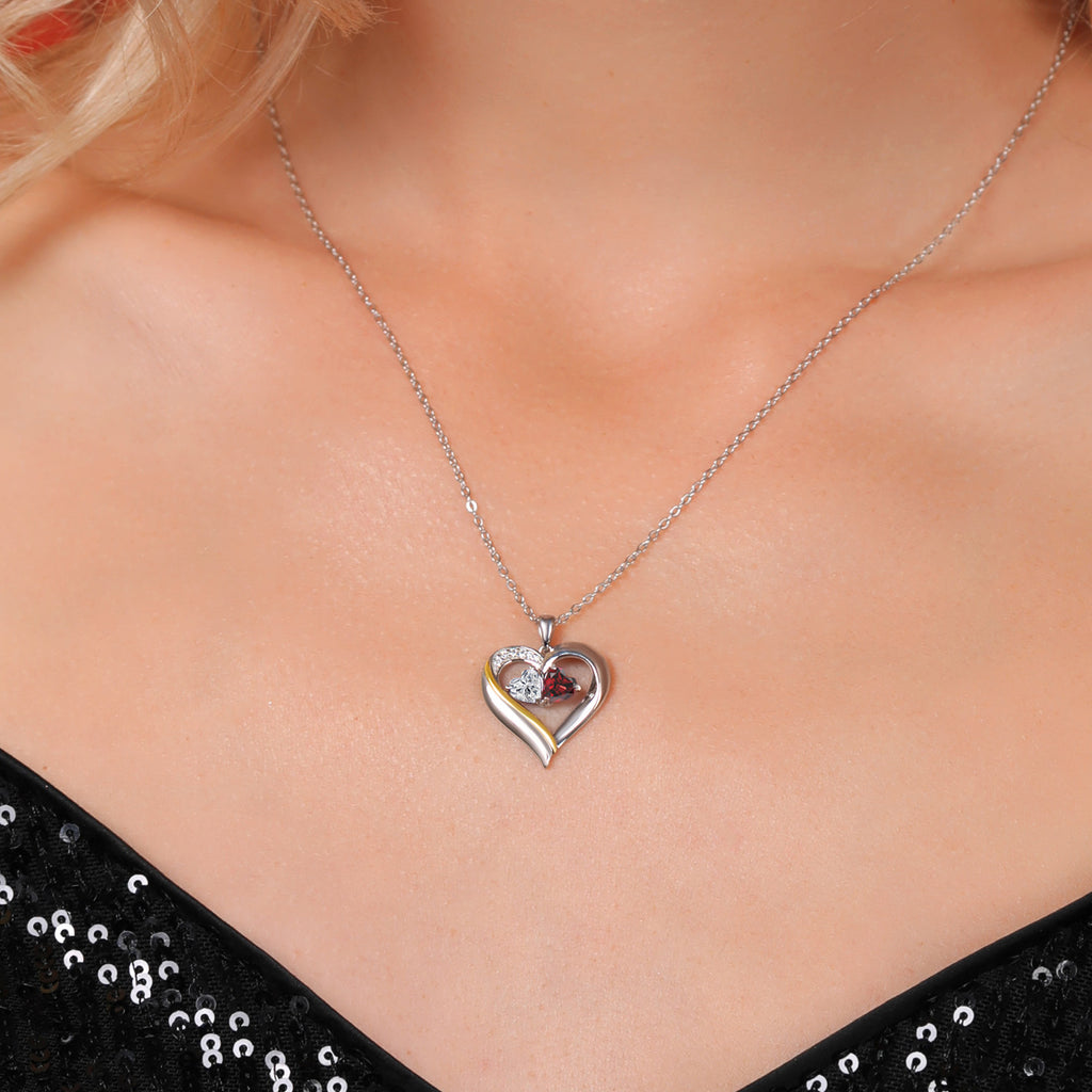 Pendant in 925 Sterling Silver and 10K Yellow Gold