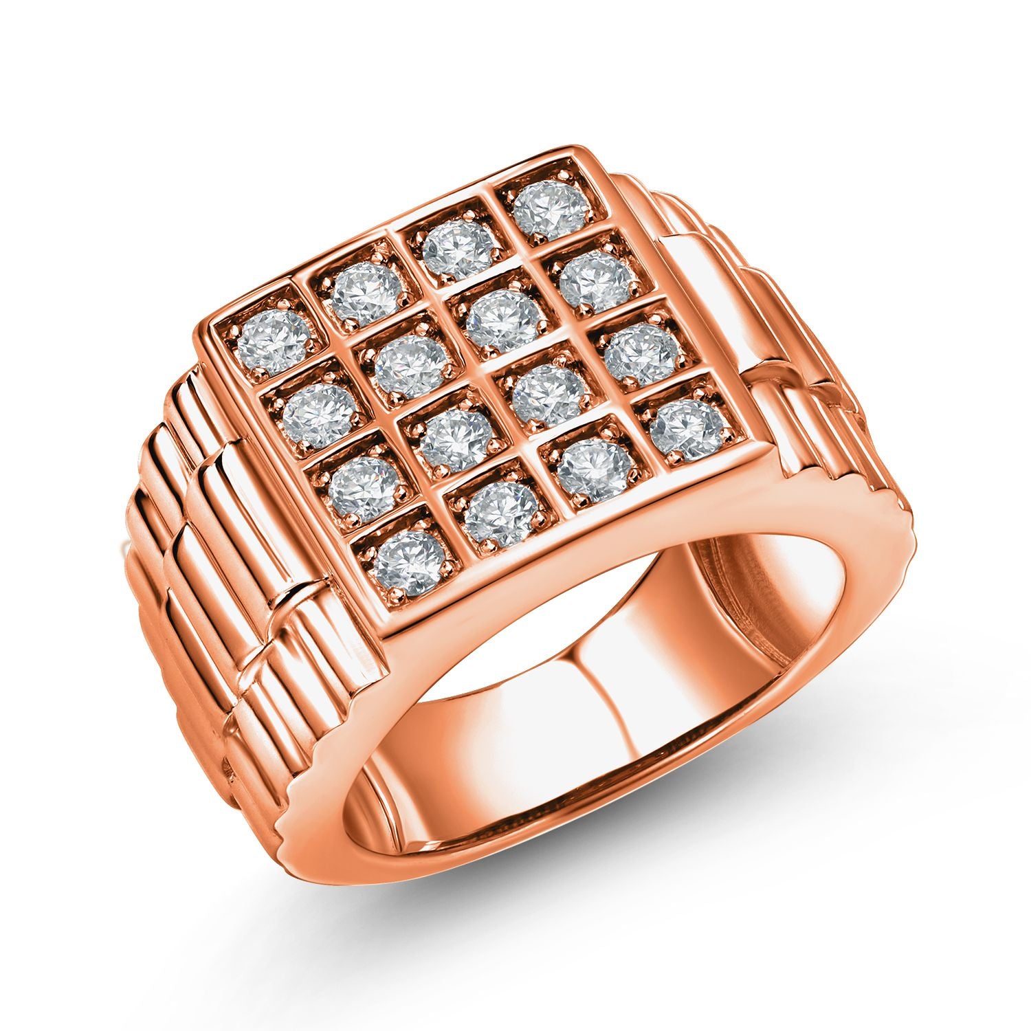 925 Rose Gold Plated Silver_13_Ring in 925 Rose Gold Plated Silver