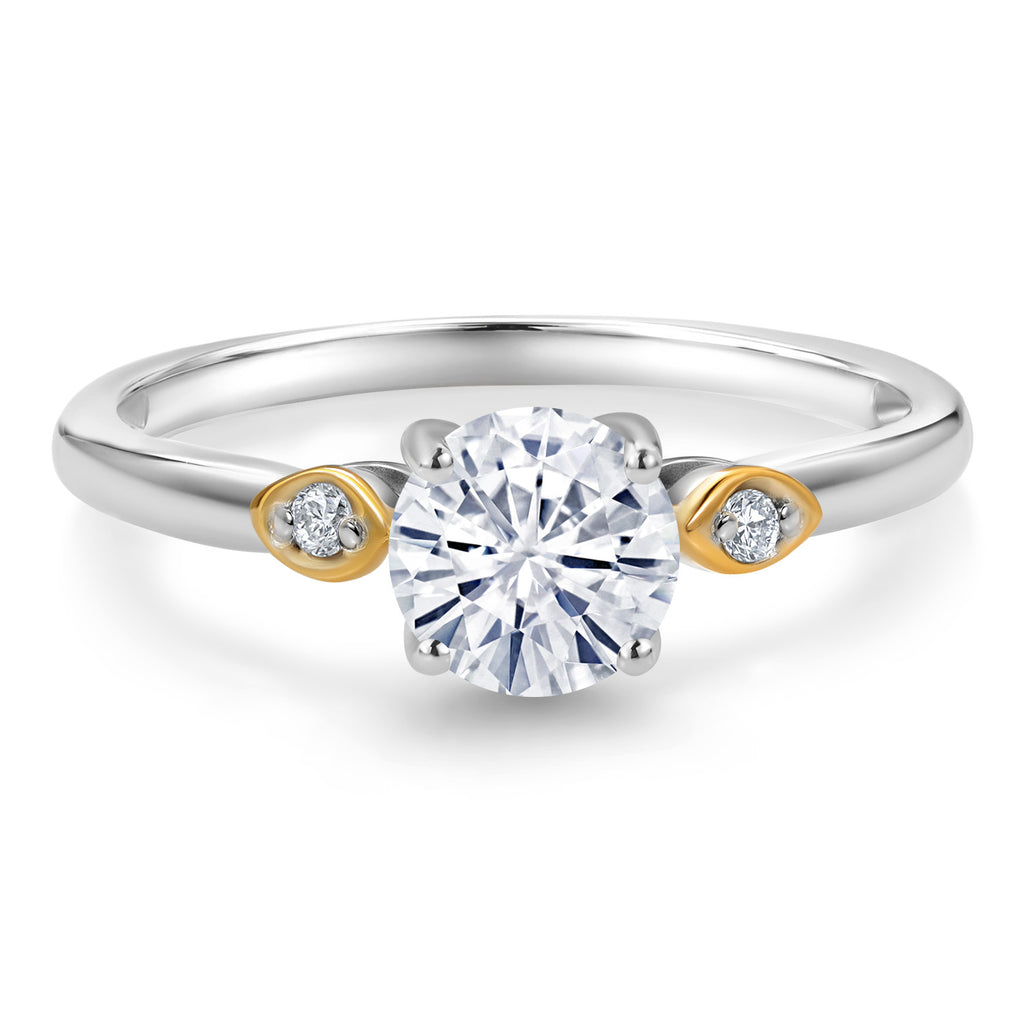 Ring in 925 Sterling Silver and 10K Yellow Gold