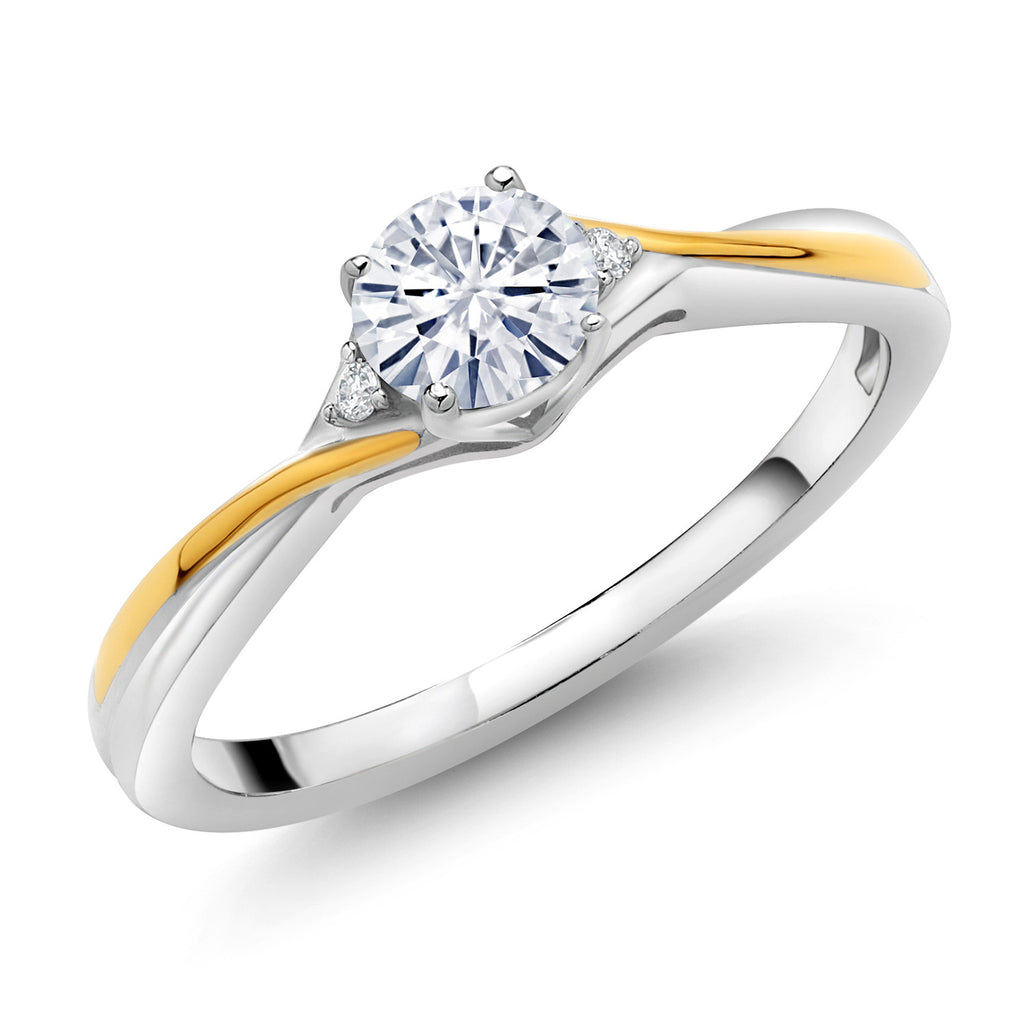 6_Ring in 925 Sterling Silver and 10K Yellow Gold