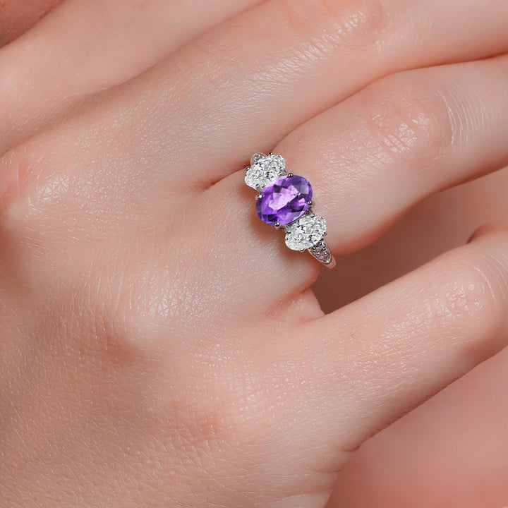 Ring in 10K White Gold