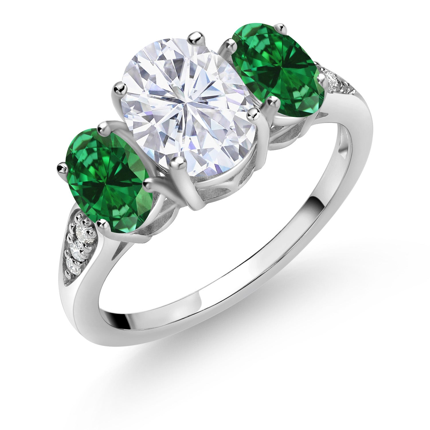 Created Emerald - May_7_Ring in 10K White Gold