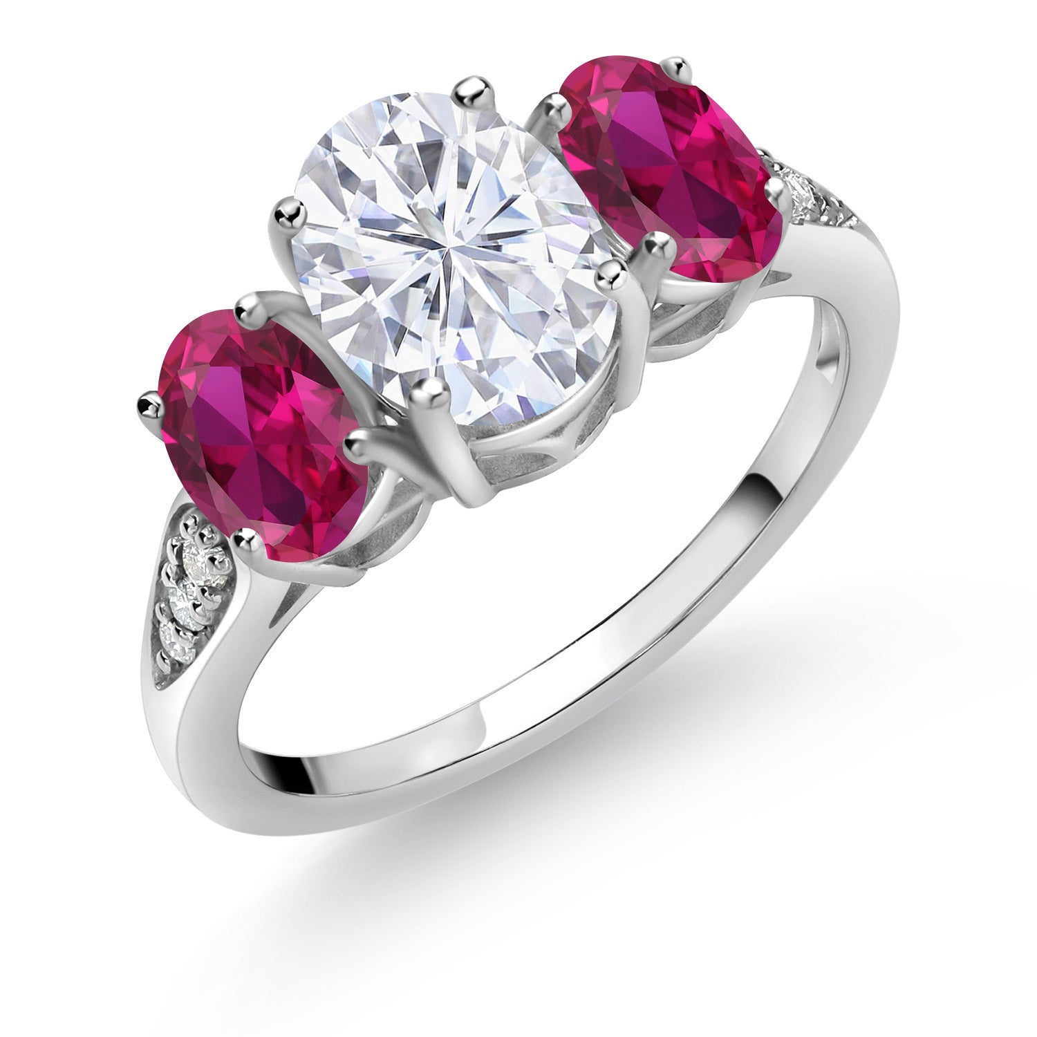 Created Ruby - July_8_Ring in 10K White Gold