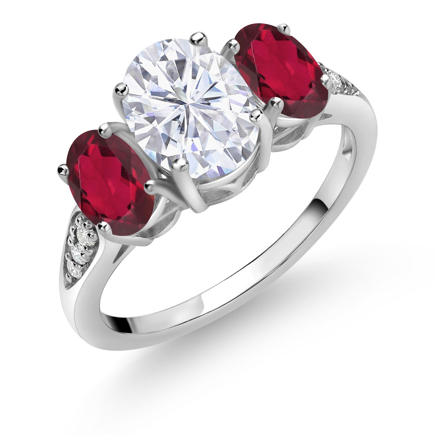 Ruby Red Mystic Topaz_8_Ring in 10K White Gold