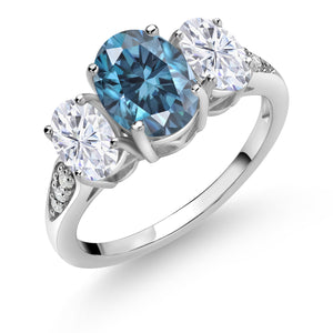Ring in 10K White Gold