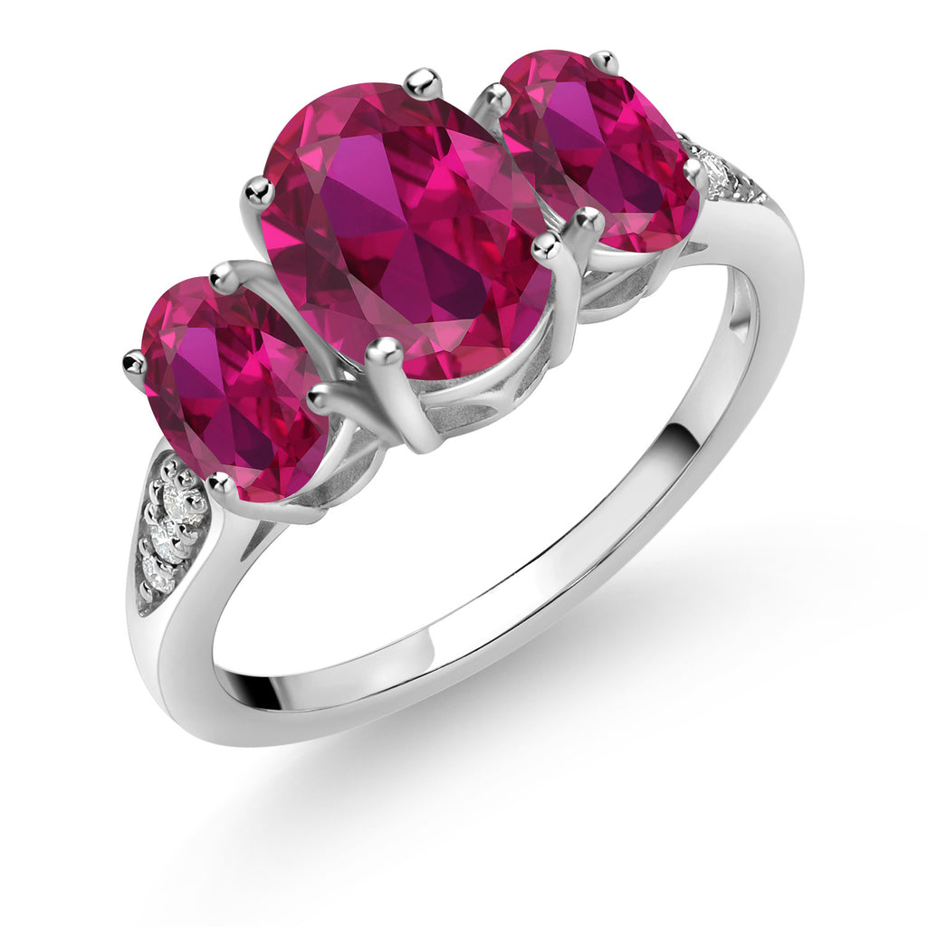 Created Ruby - July_6_Ring in 10K White Gold