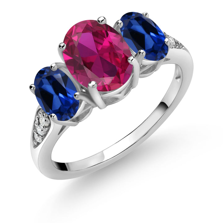 Created Ruby - July_5_Ring in 10K White Gold