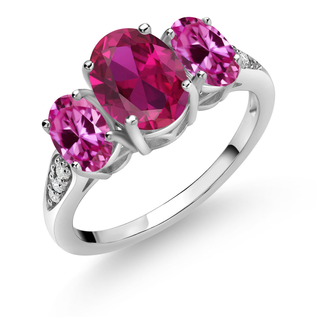 Created Ruby - July_7_Ring in 10K White Gold