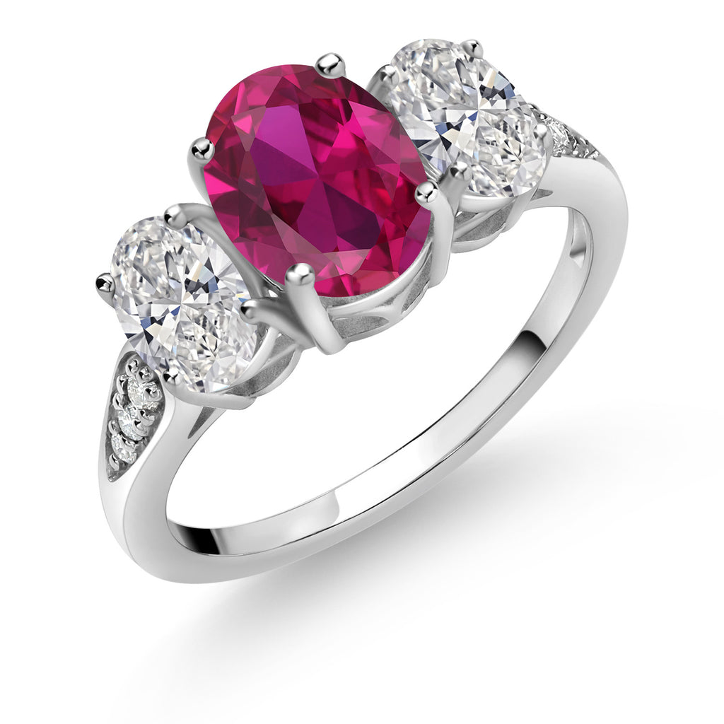 Created Ruby - July_6_Ring in 10K White Gold