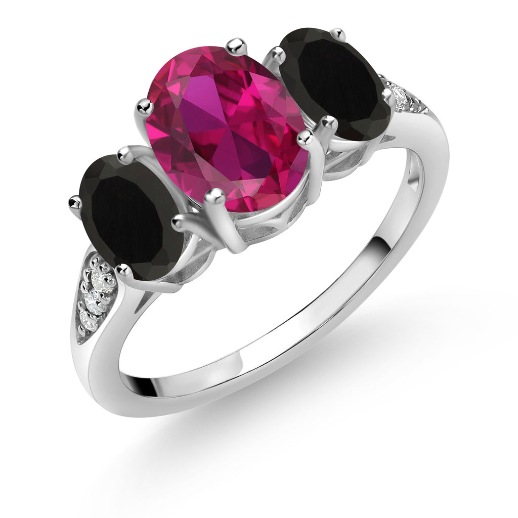 Created Ruby - July_6_Ring in 10K White Gold