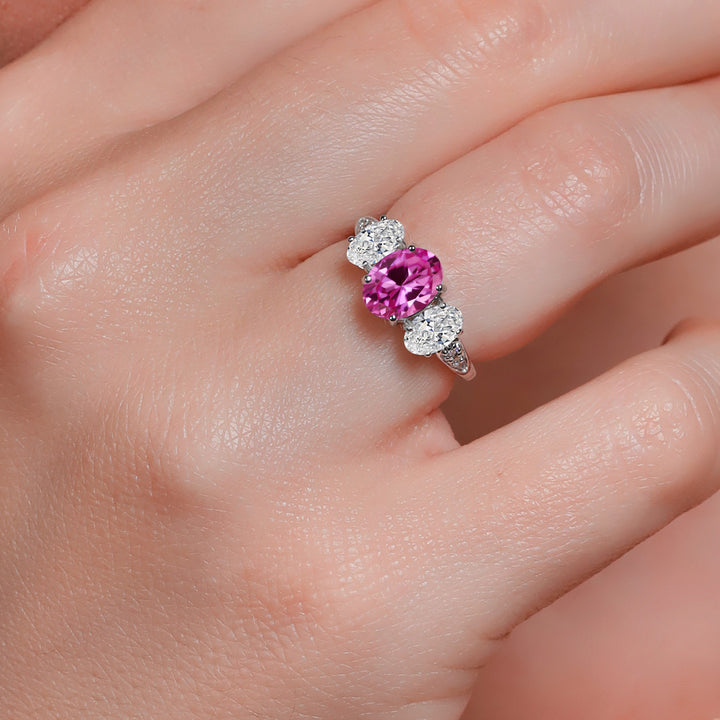 Ring in 10K White Gold