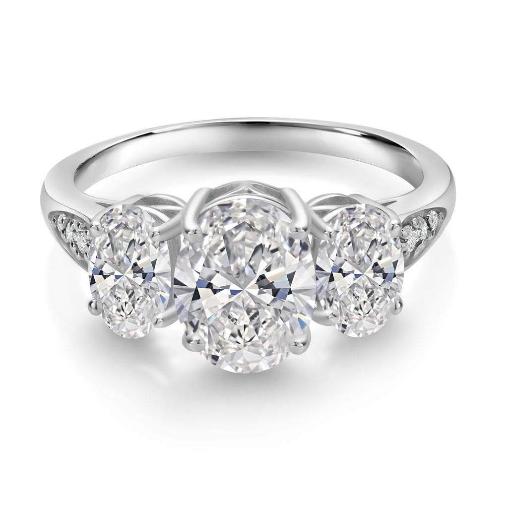 Ring in 10K White Gold