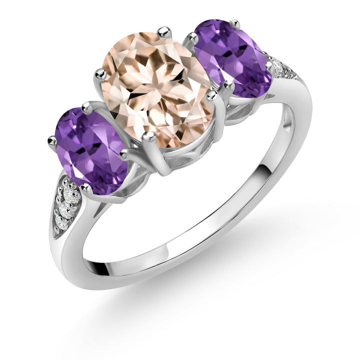 Amethyst - February_5_Ring in 10K White Gold