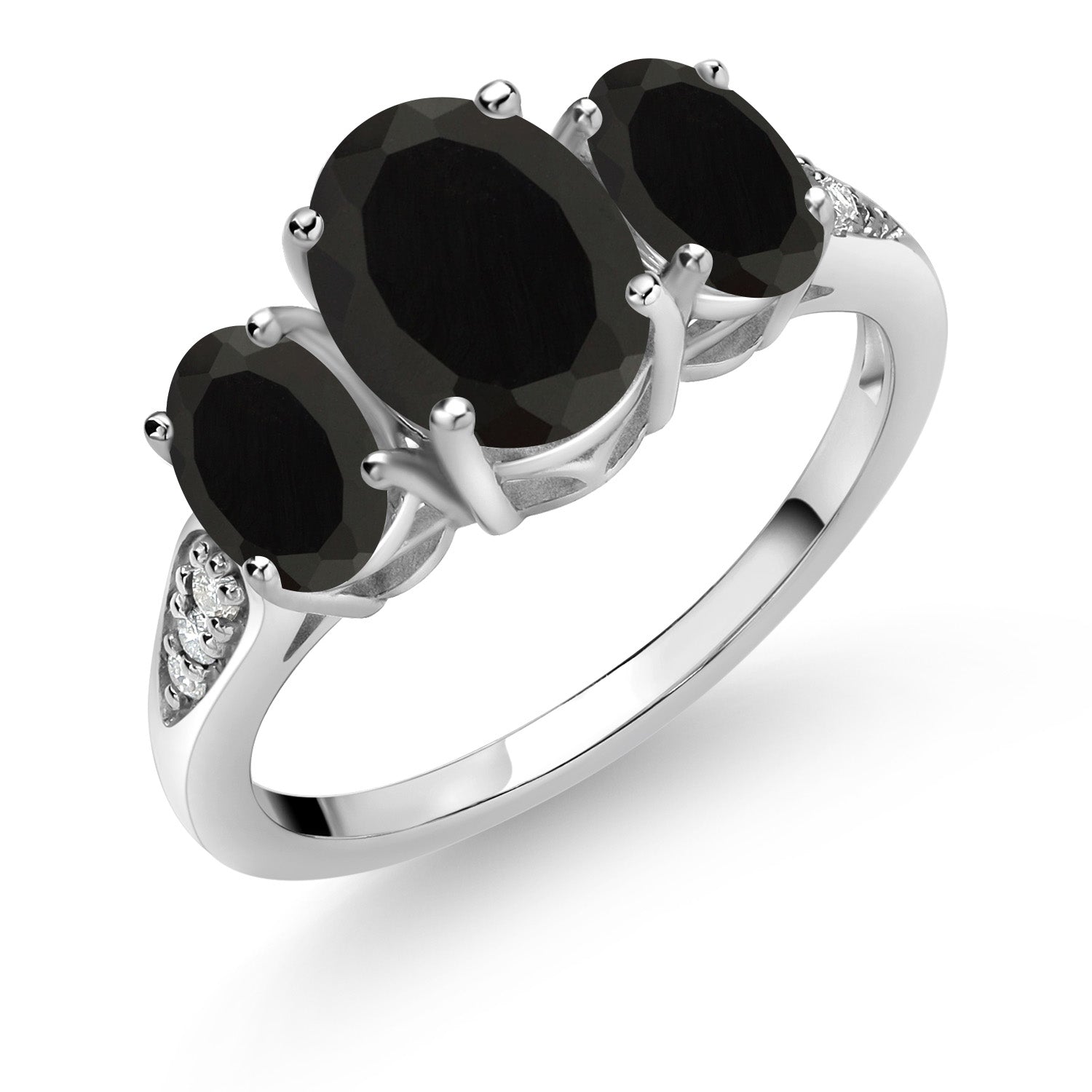 Onyx - December_7_Ring in 10K White Gold