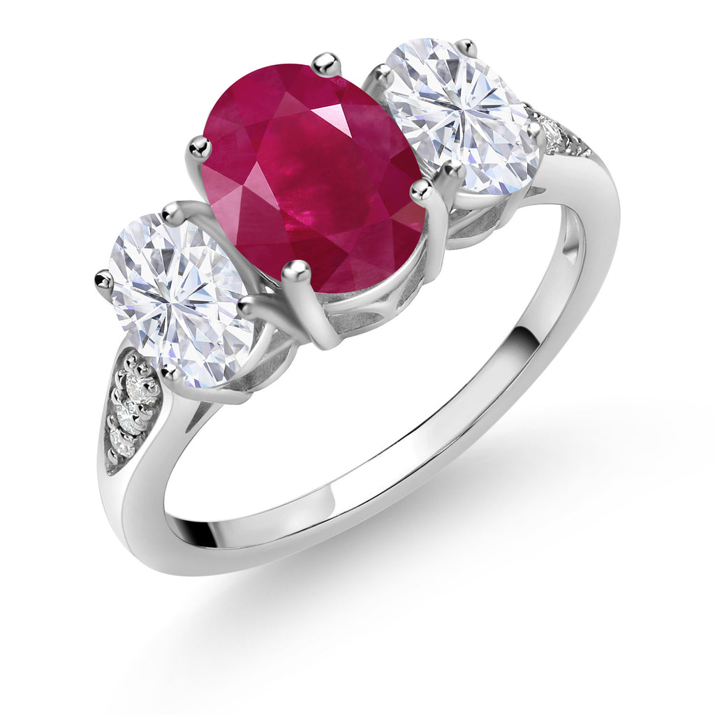 Ruby - July_6_Ring in 10K White Gold