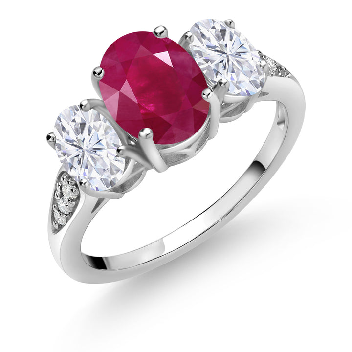 Ruby - July_5_Ring in 10K White Gold