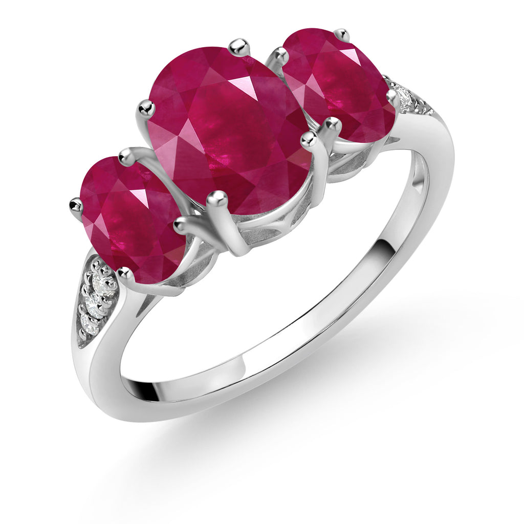 Ruby - July_9_Ring in 10K White Gold