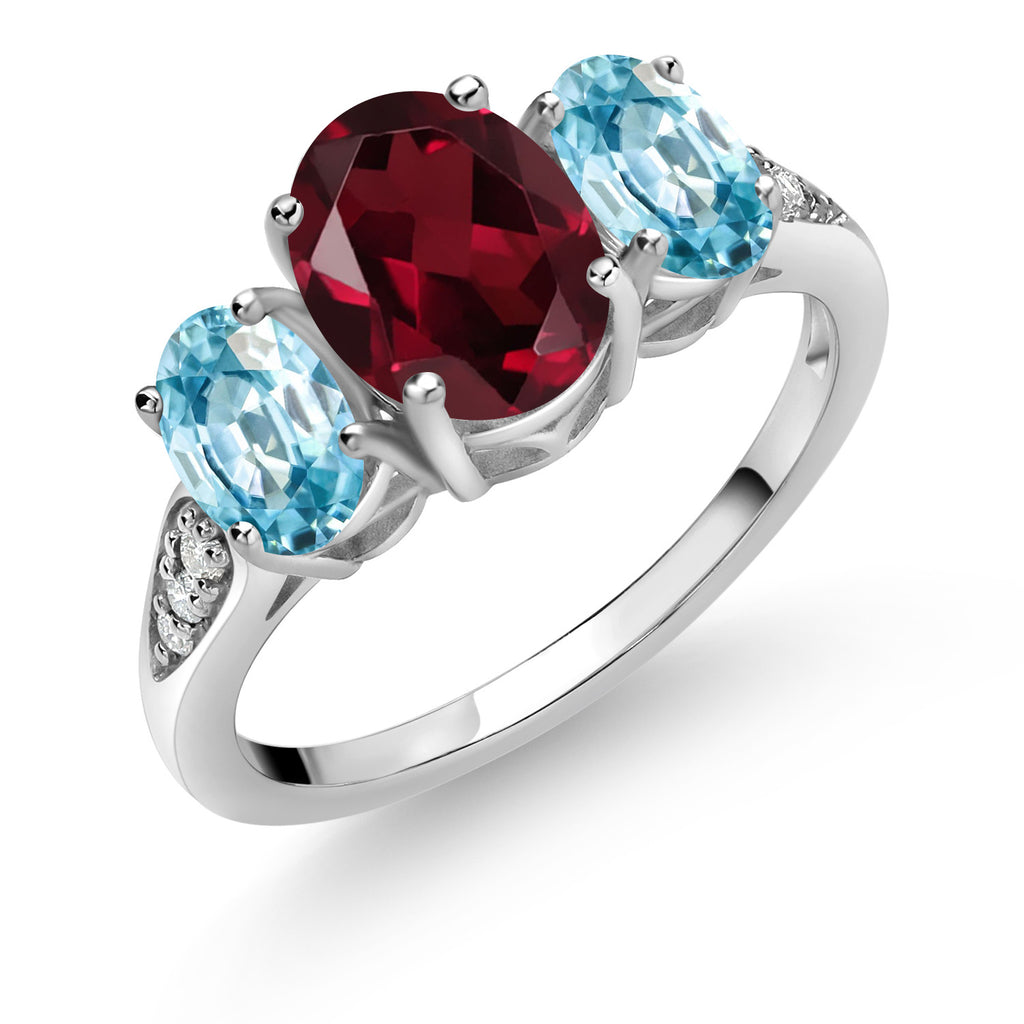 Rhodolite Garnet_8_Ring in 10K White Gold