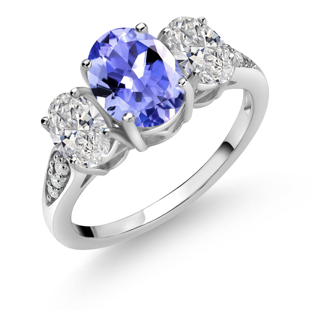 Tanzanite - December_7_Ring in 10K White Gold