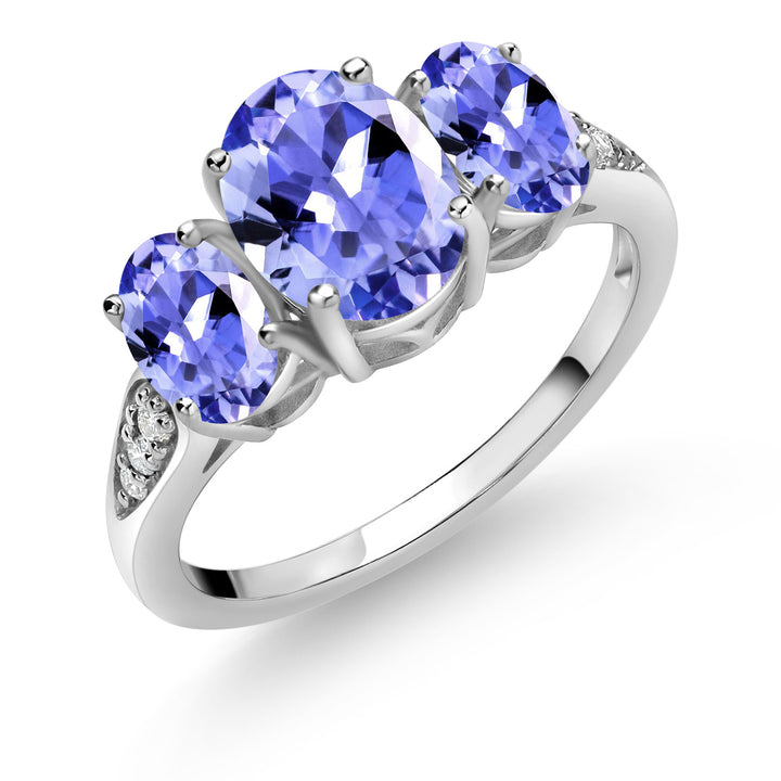 Tanzanite - December_5_Ring in 10K White Gold
