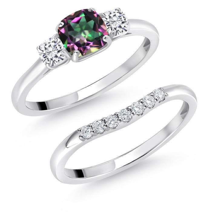 Mystic Topaz_5_Ring in 10K White Gold