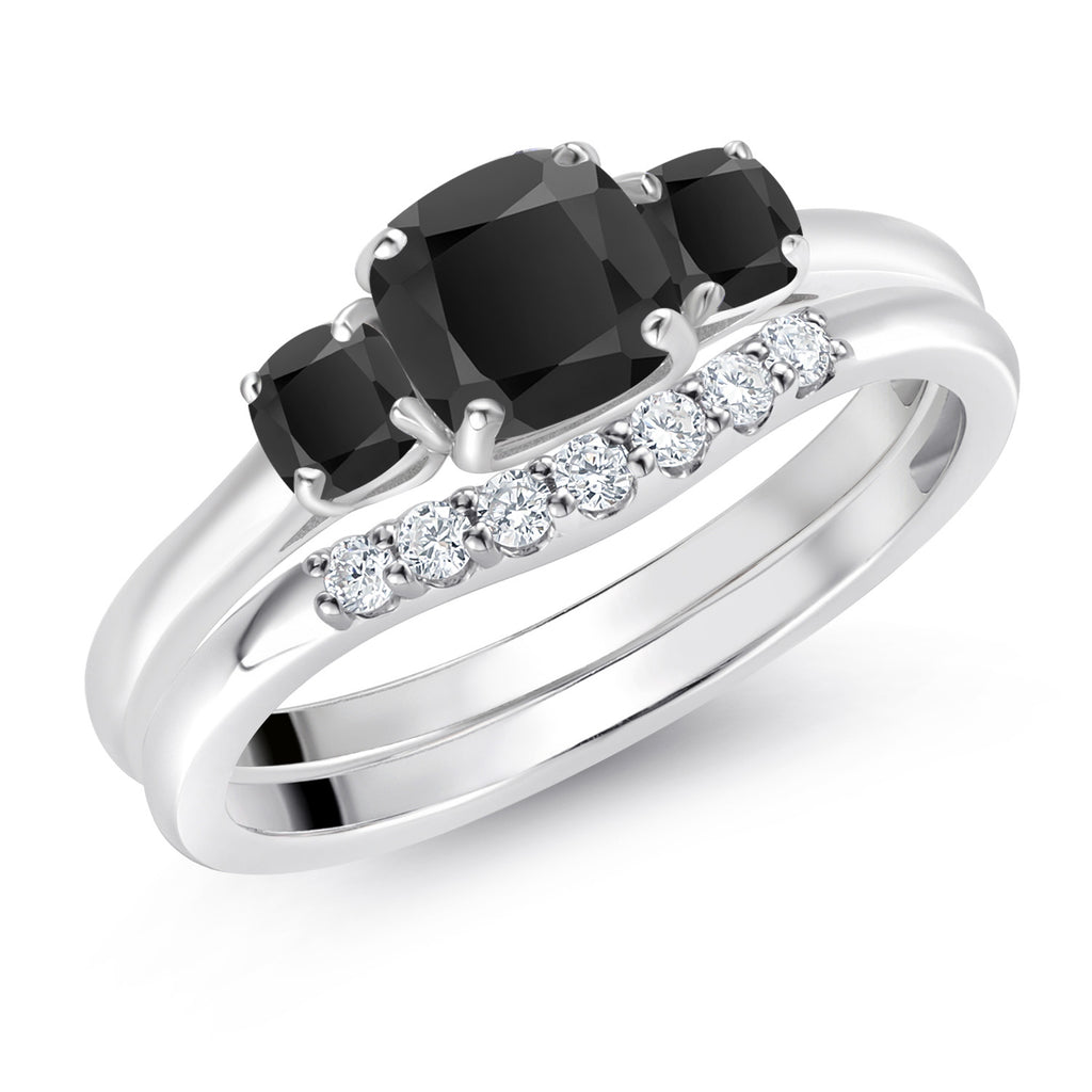 Ring in 10K White Gold