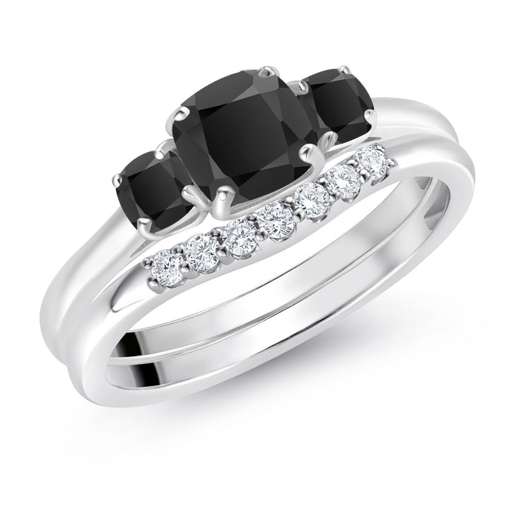 Ring in 10K White Gold
