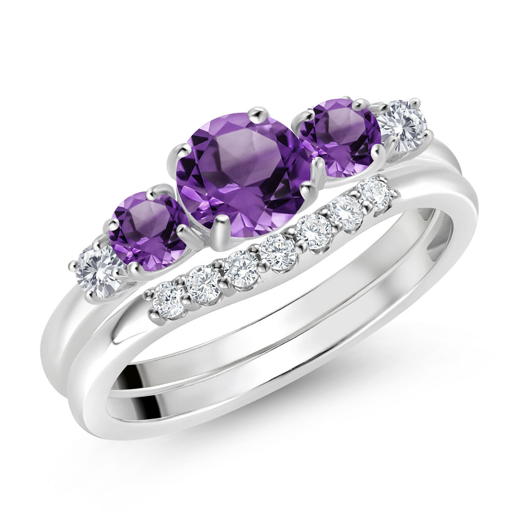 Ring in 10K White Gold