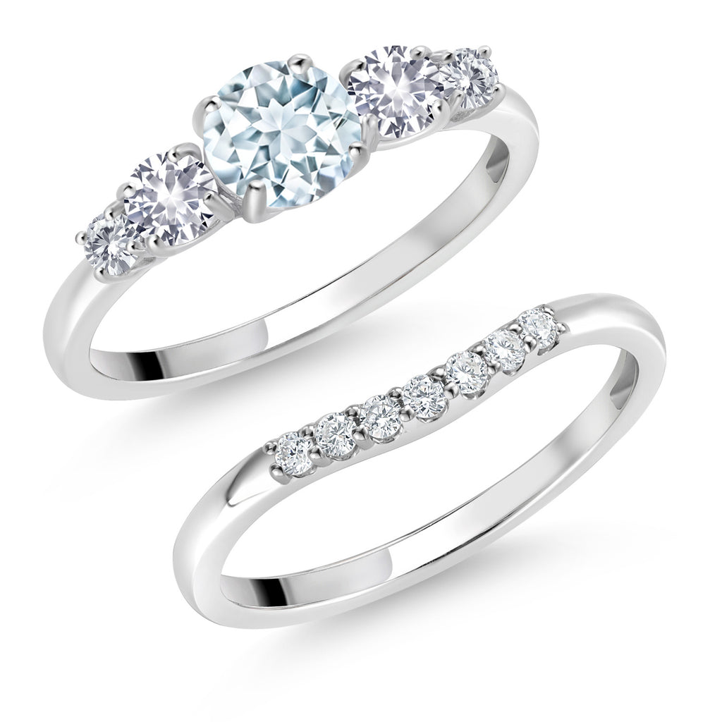Ring in 10K White Gold