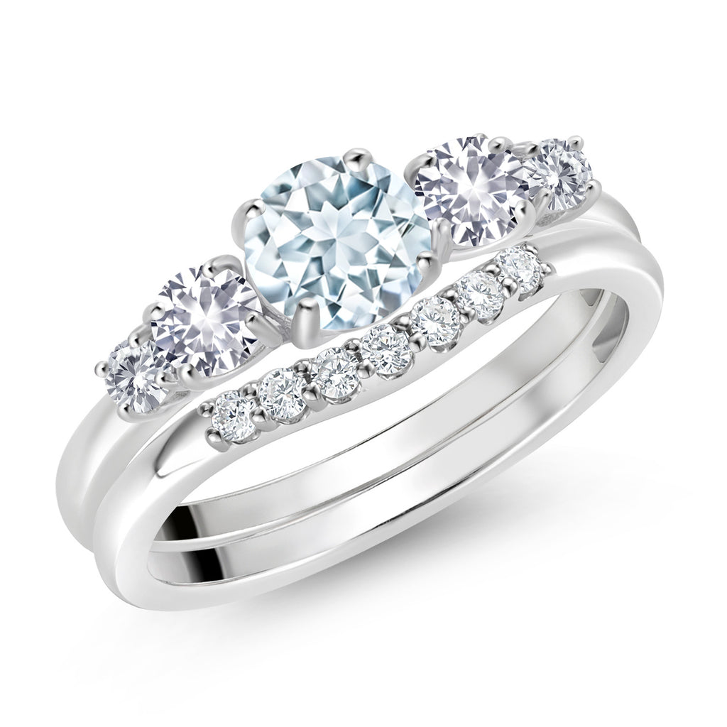 Ring in 10K White Gold
