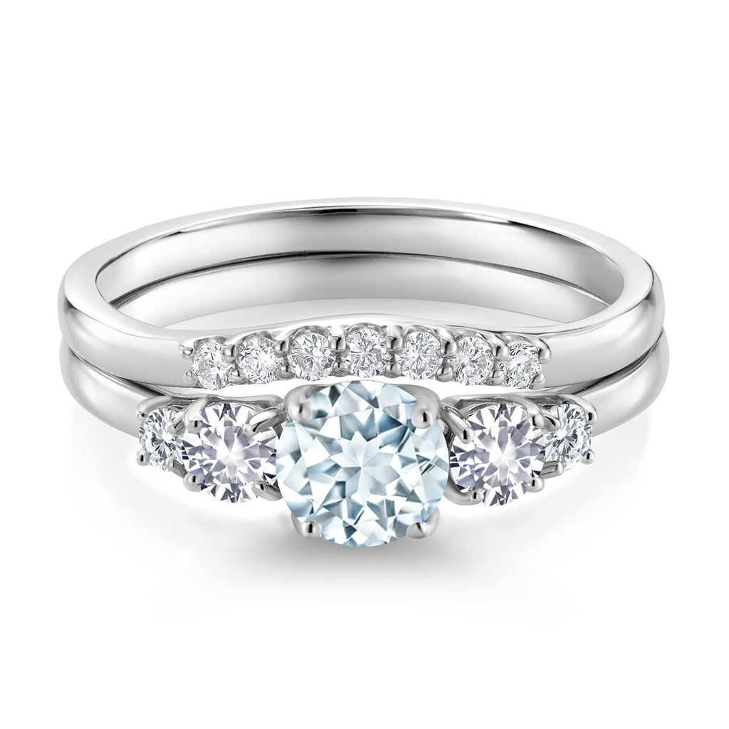 Ring in 10K White Gold