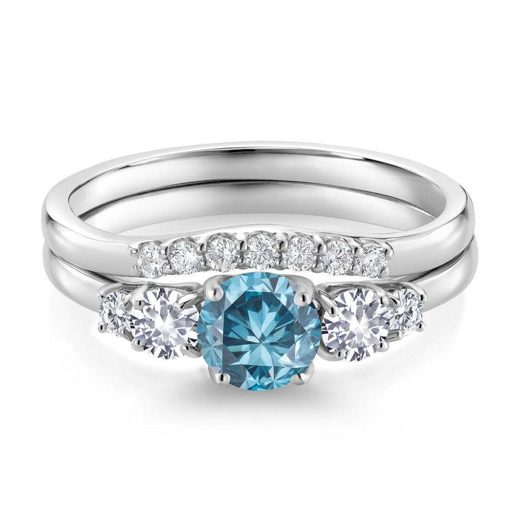 Ring in 10K White Gold