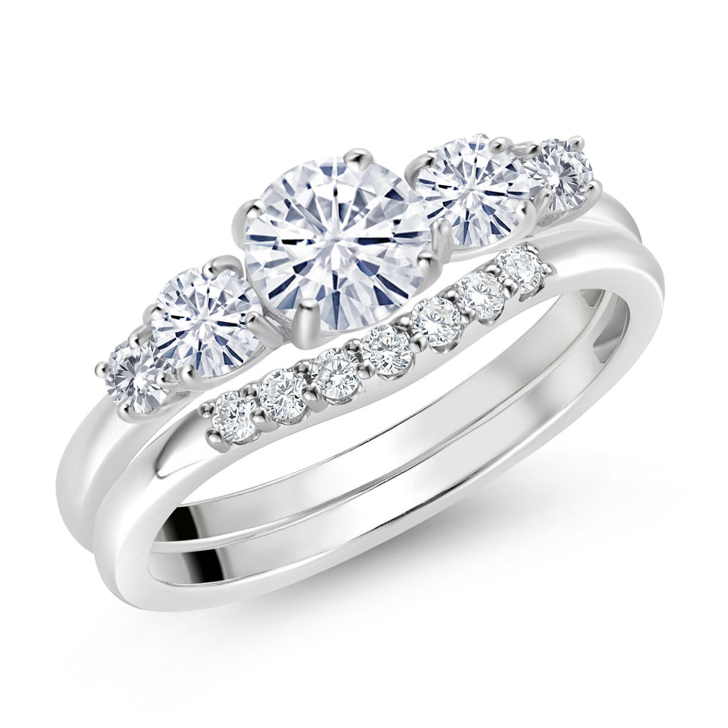 Ring in 10K White Gold