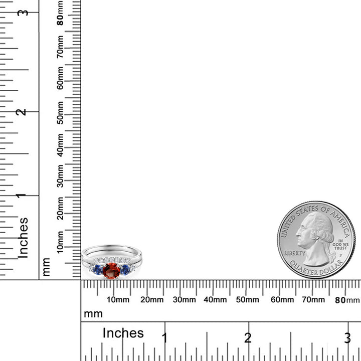 Ring in 10K White Gold