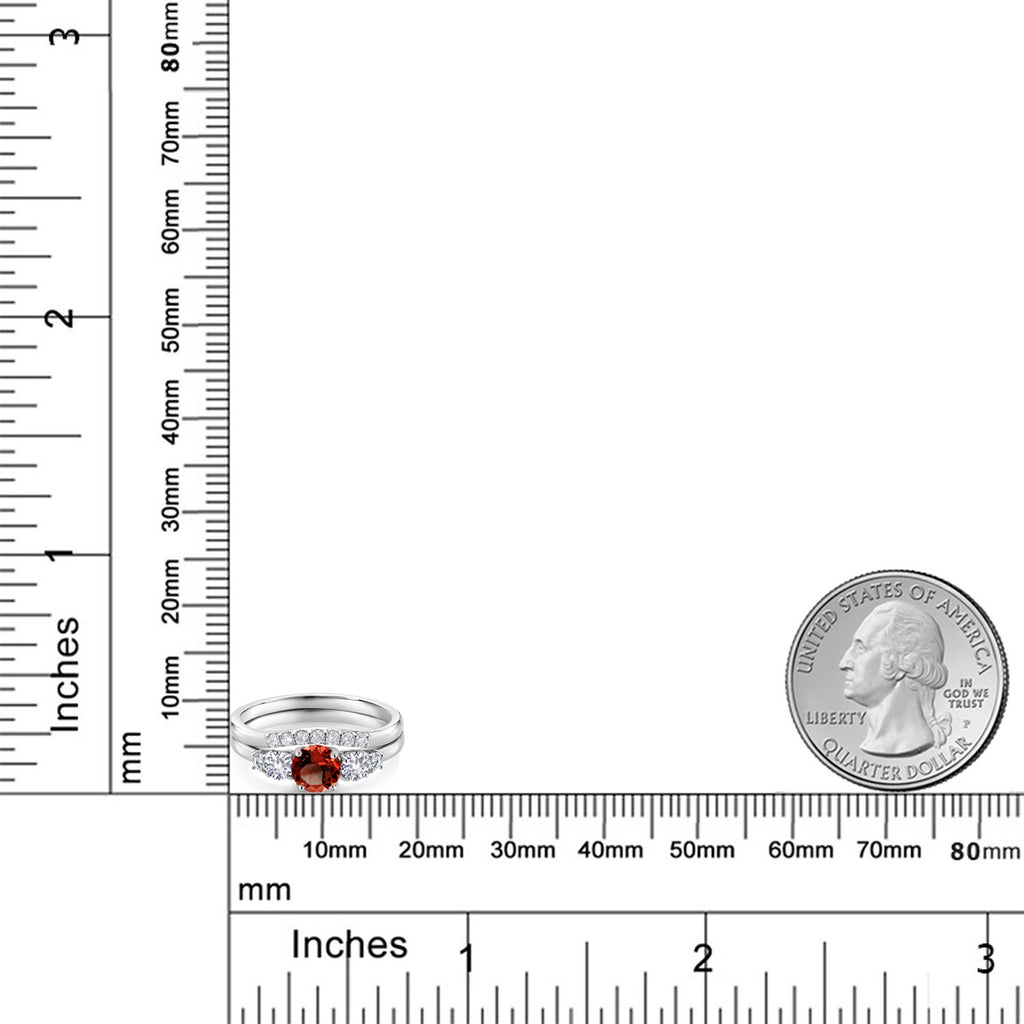Ring in 10K White Gold