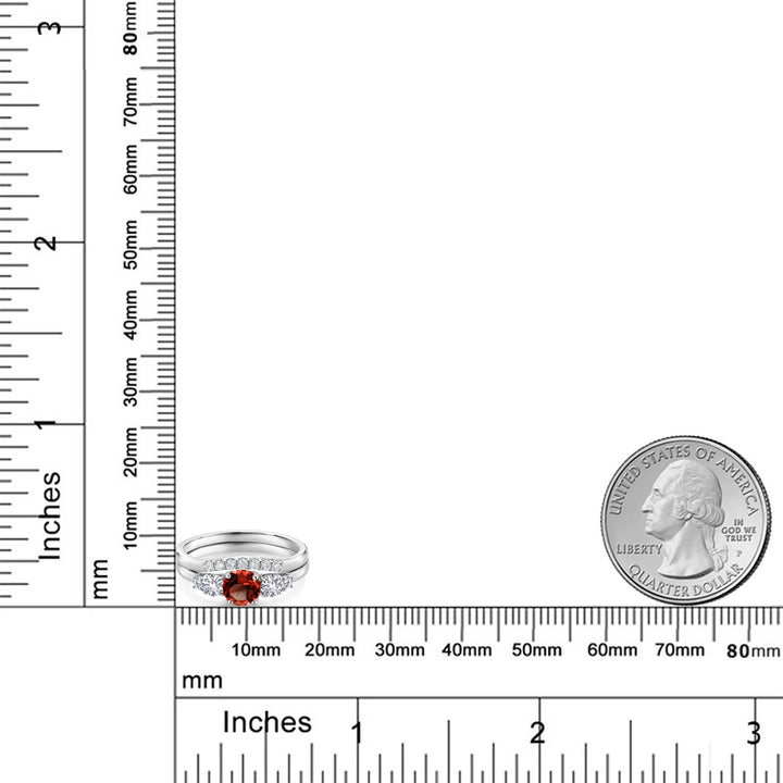 Ring in 10K White Gold