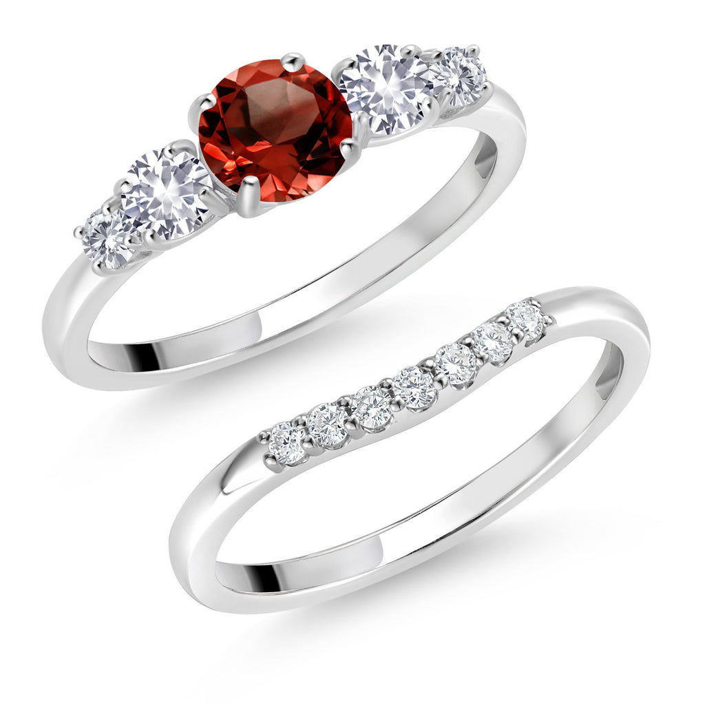 Ring in 10K White Gold