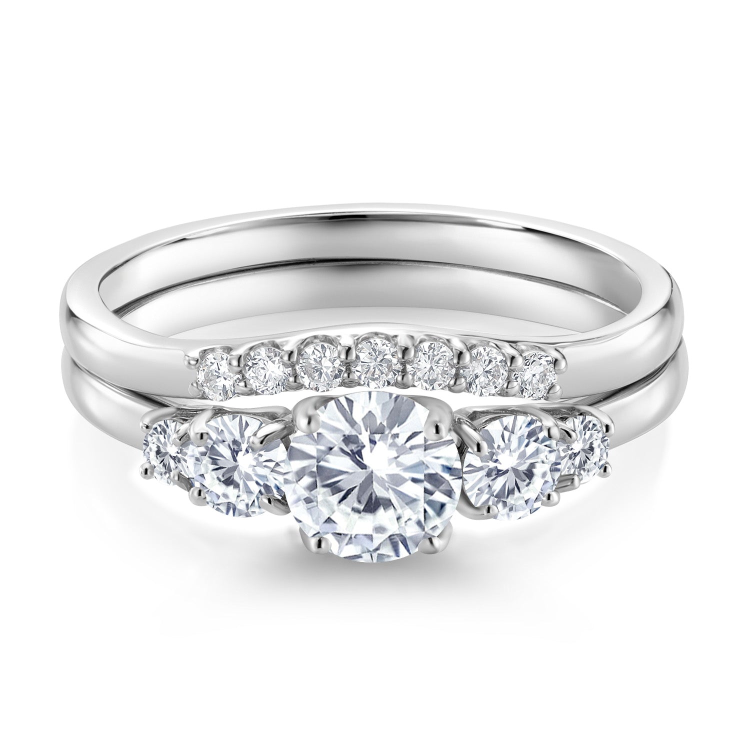 Ring in 10K White Gold