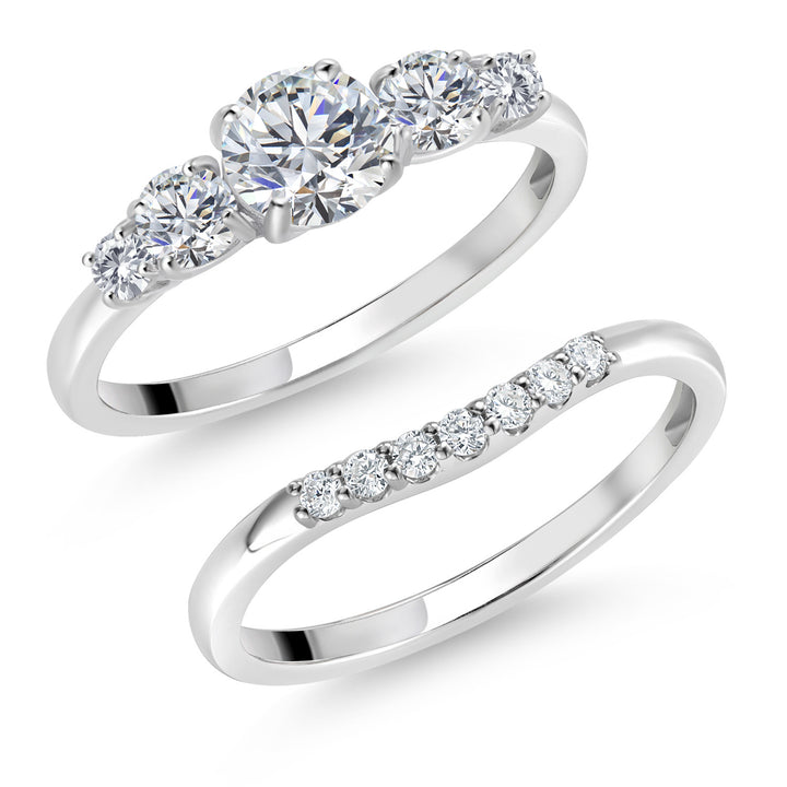 Ring in 10K White Gold