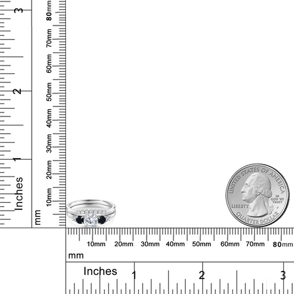 Ring in 10K White Gold