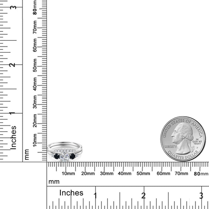 Ring in 10K White Gold