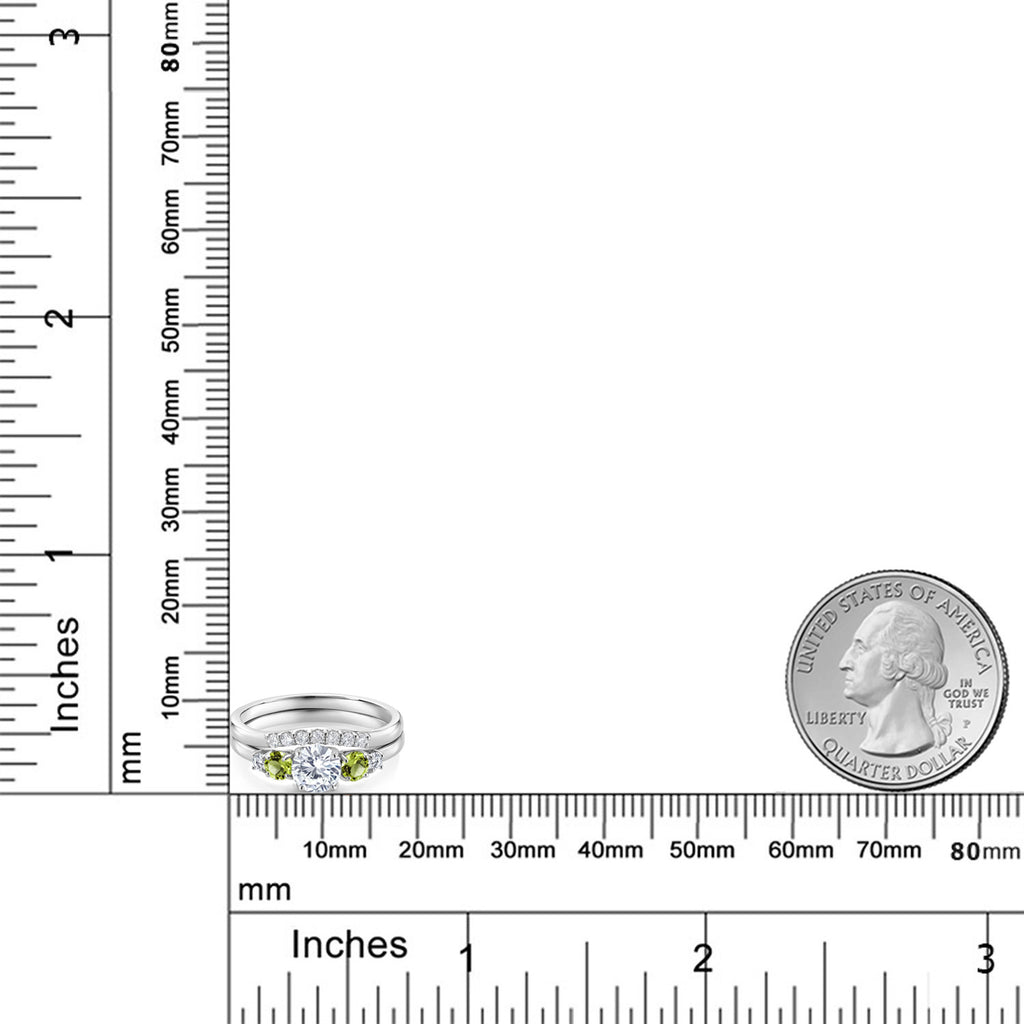 Ring in 10K White Gold
