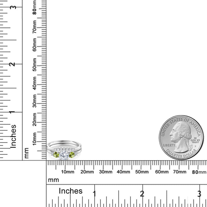 Ring in 10K White Gold