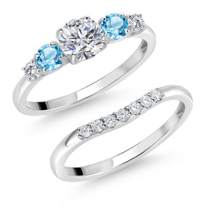 Ring in 10K White Gold