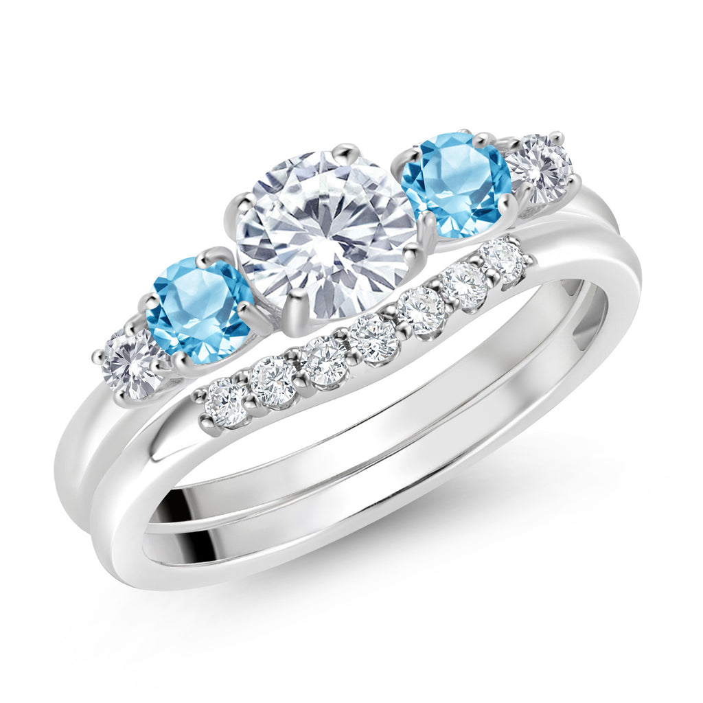 Ring in 10K White Gold