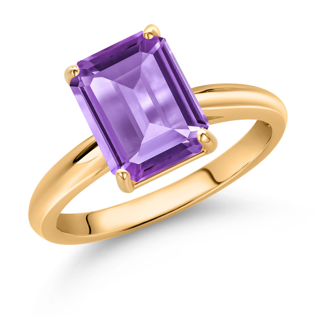 Amethyst - February_5_Ring in 10K Yellow Gold